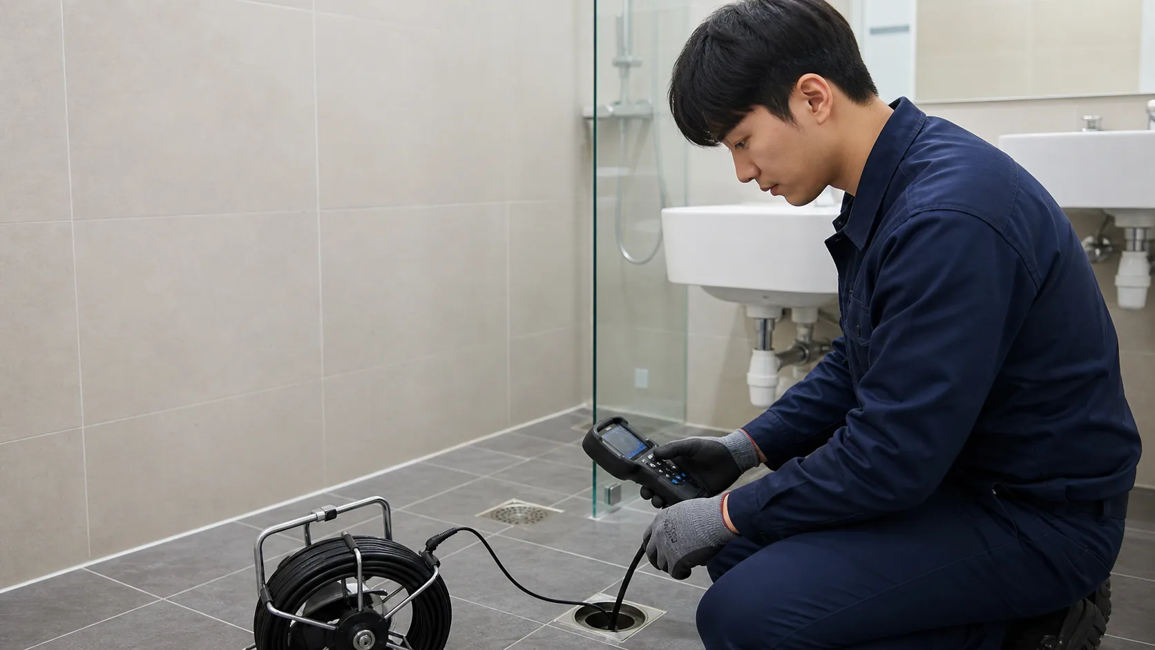 제천 한수면 배관 고압세척, 물 고임이 나타날 때 먼저 확인할 부분 대표 이미지