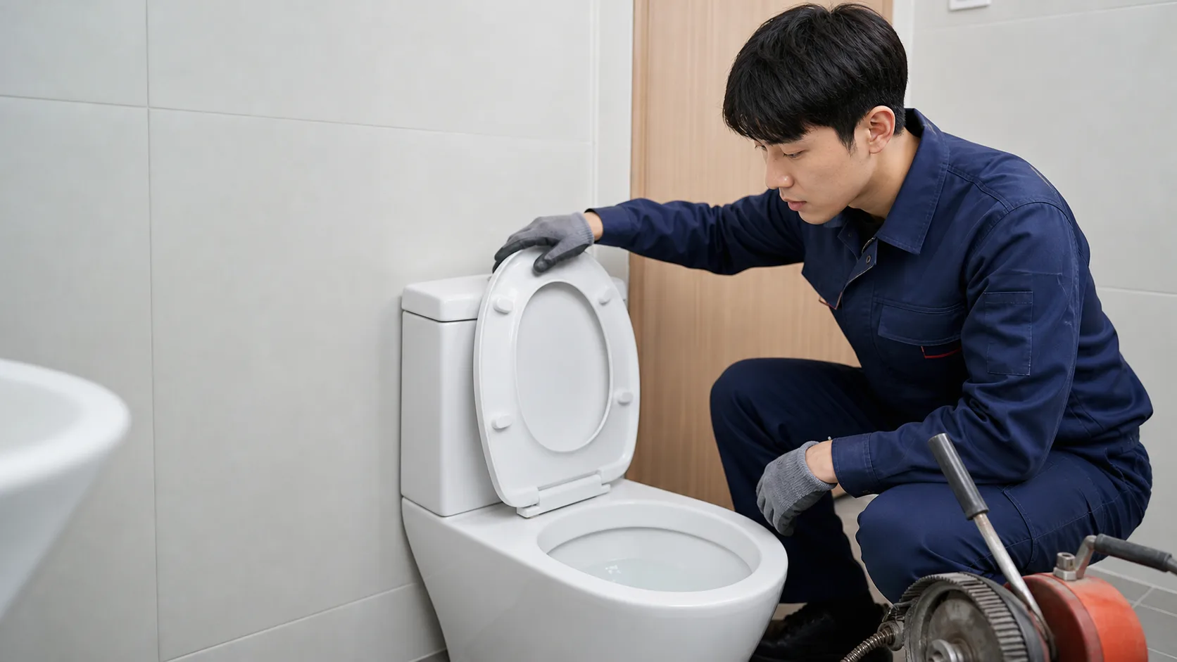 제천 교동 변기 막힘, 변기 수위 상승이 계속될 때 추가 점검이 필요한 경우 대표 이미지